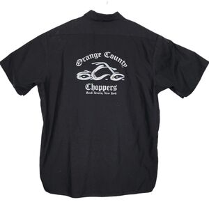 Orange County Coppers OCC Garage Shop Shirt S/S Black Mens XL